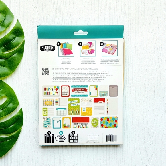 We R Memory Keepers Albums Made Easy HIP HIP HOORAY! 100 Double-Sided Card Set - Picture 3 of 4